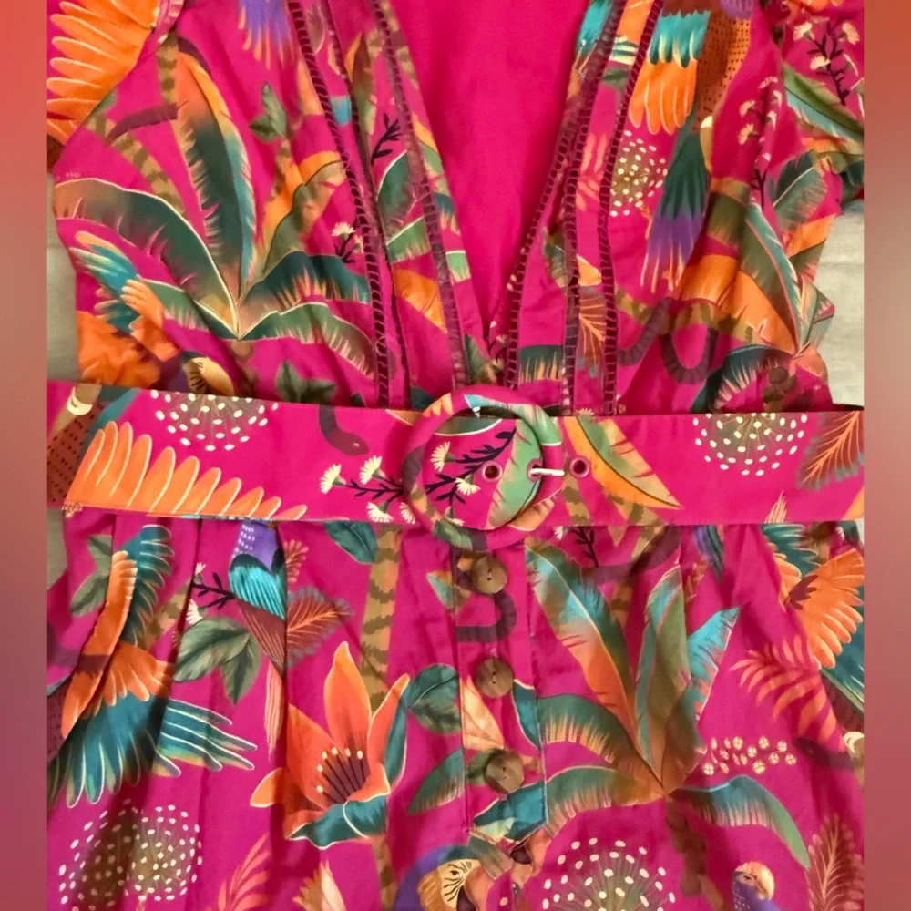 FARM Rio Macaw Party Belted Romper - Picture 3 of 3